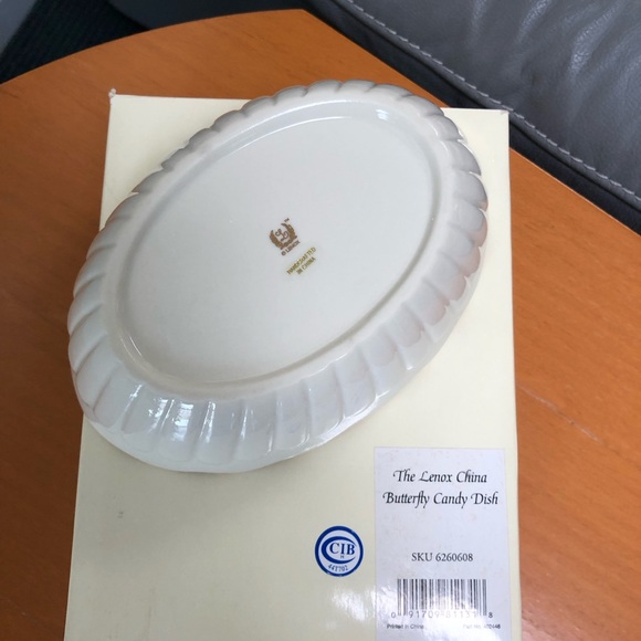 Lenox Butterfly Candy Dish vintage - Picture 4 of 9